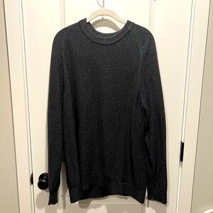 Textured Knit Crewneck - L